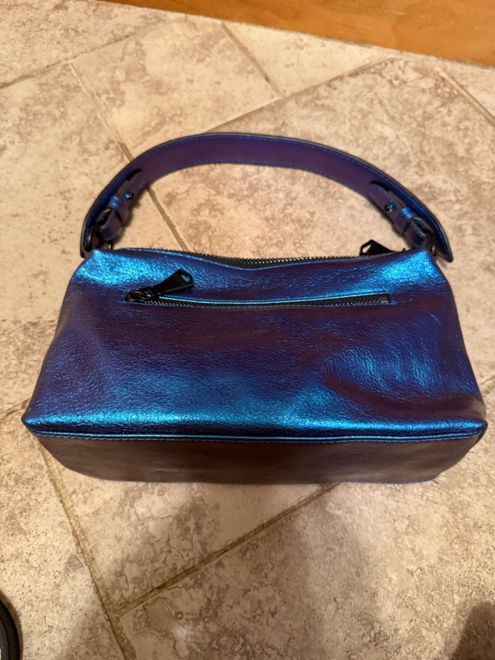 Iridescent Purple-Blue Shoulder Bag Aimee Kestenberg - Picture 11 of 15